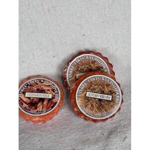 Yankee Candle Tarts Wax Potpourri Cinnamon Stick Autumn Wreath Home Fragrance‎